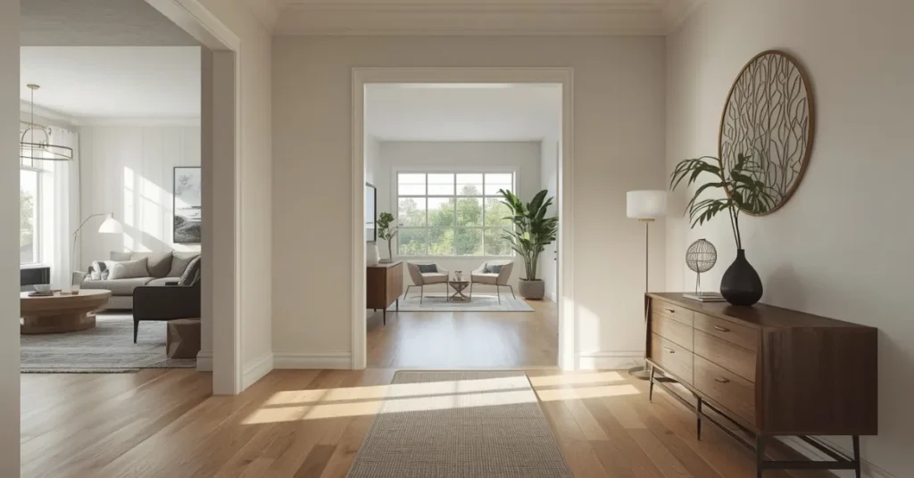 Open-Plan Entry Nook