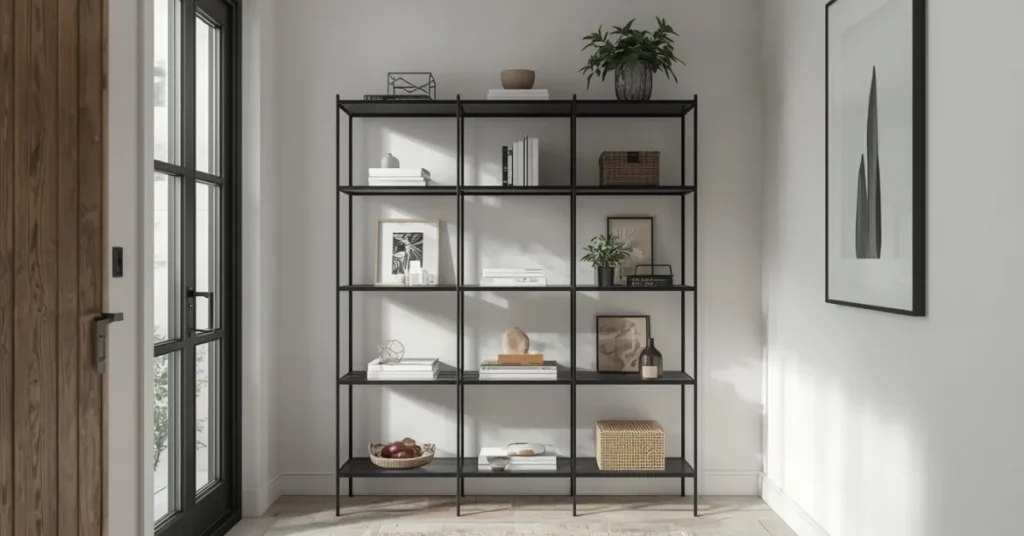 Open Shelving for an Airy, Modern Feel