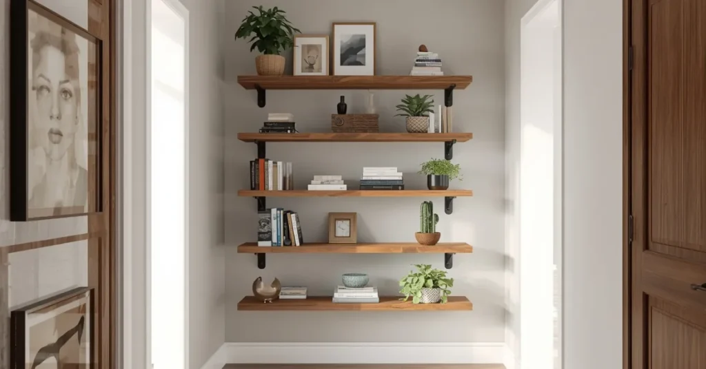 Open Shelving for Display and Storage