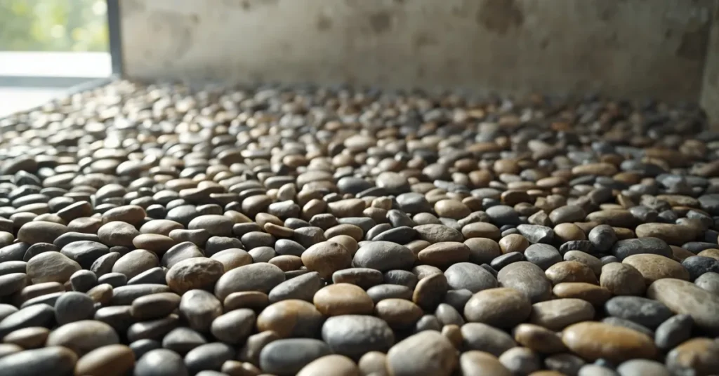 Pebble Stone Flooring for a Spa Feel
