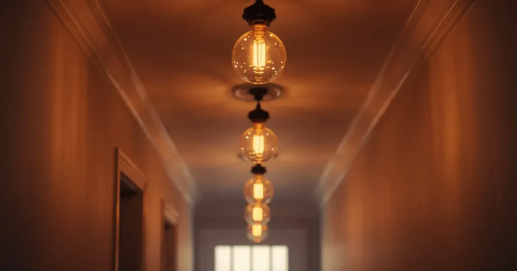 Pendant Lighting Down the Hall