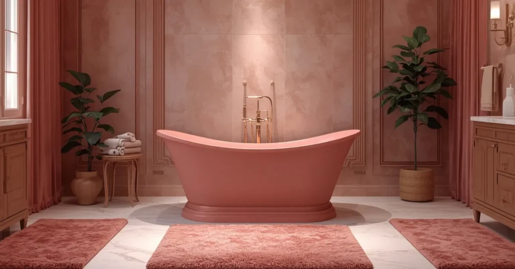 Pink Bathtub Ideas for a Master Bathroom