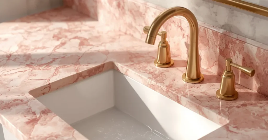 Pink Marble Countertops