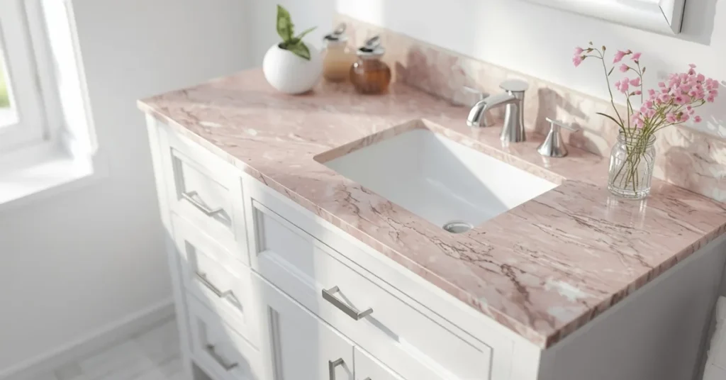 Pink Marble Countertops Only