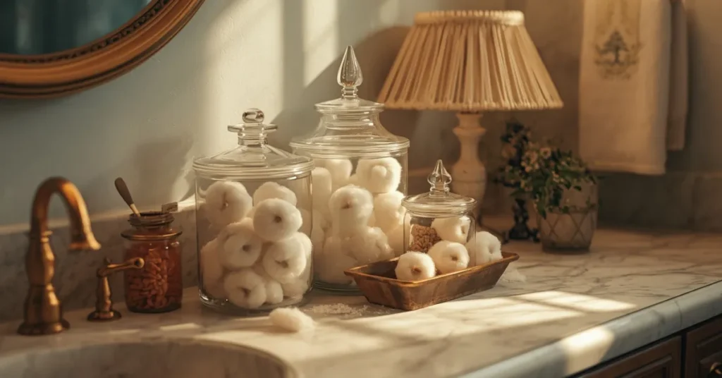 Romantic Glass Apothecary Jars