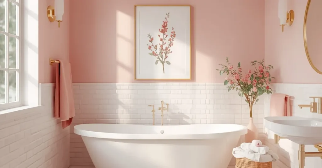 Romantic Pink Floral Touches