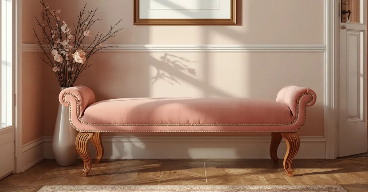 Romantic Velvet Bench