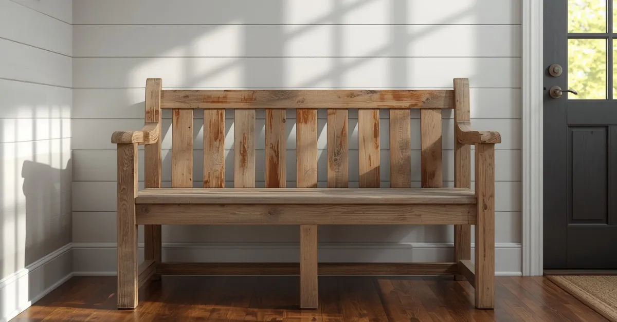 Rustic Farmhouse Bench