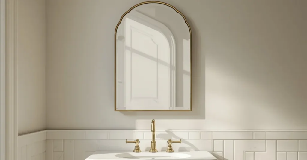 Scalloped or Arched Mirror