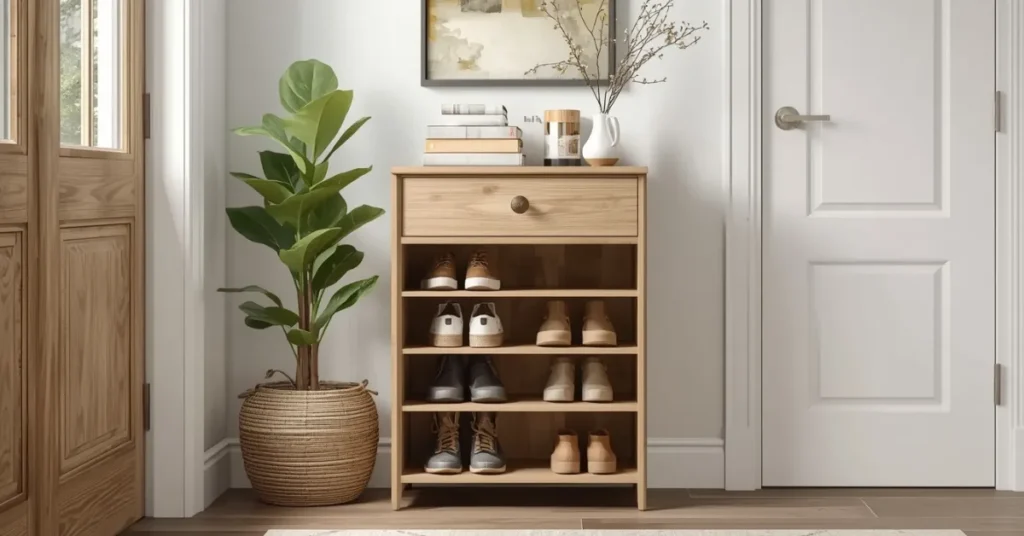 Shoe Cabinet With a Closed Front