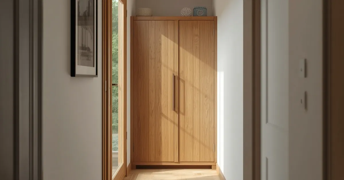 Slim Cabinets for Narrow Hallways