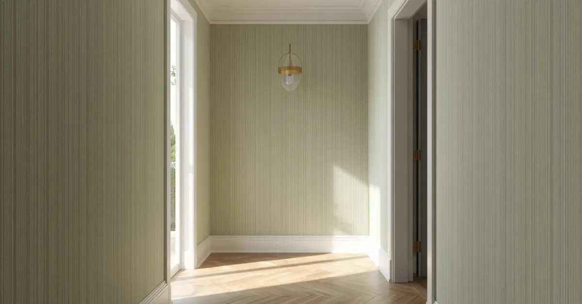 Soft Sage Green for a Calm Entrance