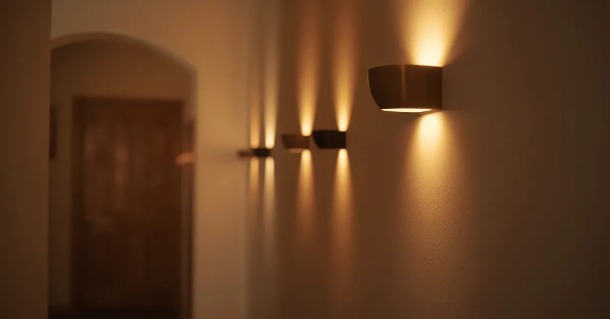 Soft Wall Sconces for Small Entryways