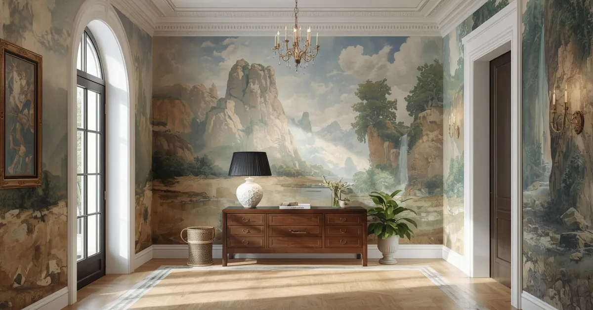 Splurge-Worthy Hand-Painted Mural
