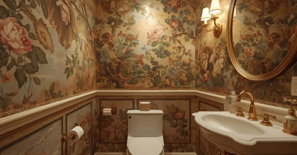 Splurge-Worthy Hand-Painted Wallpaper