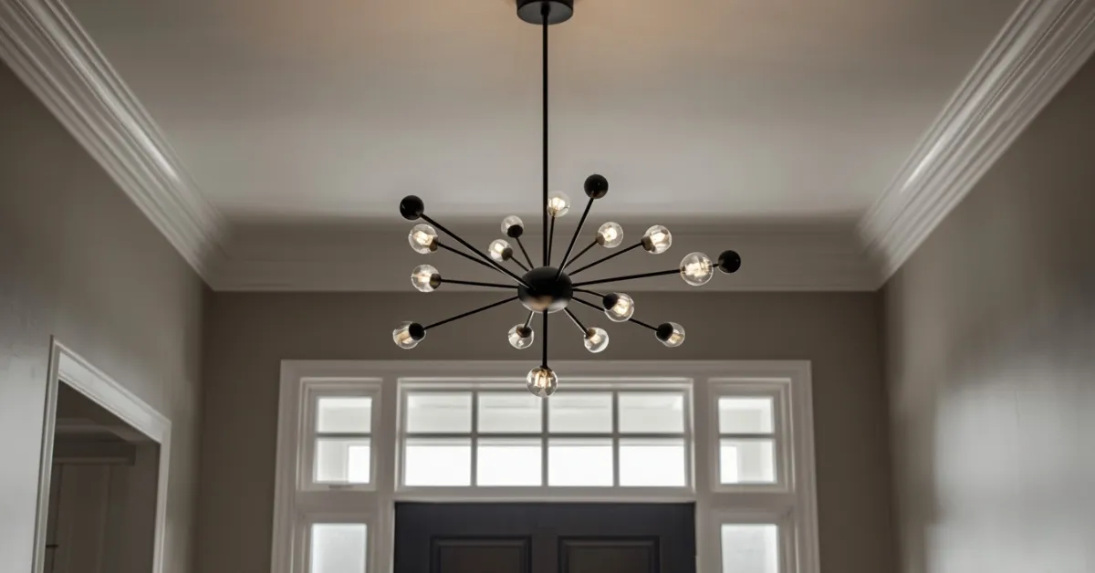 Sputnik-Style Fixture for Modern Homes
