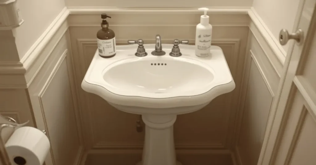 Statement Pedestal Sink