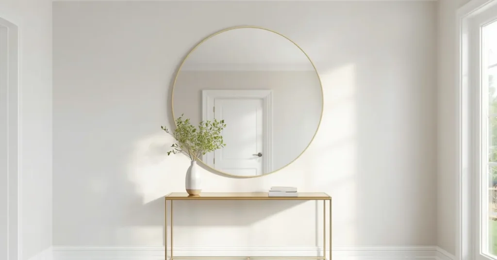 Statement Round Mirror