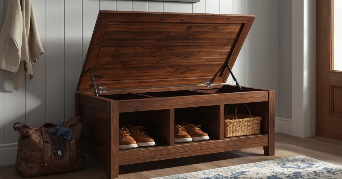 Storage Bench with Hidden Compartment