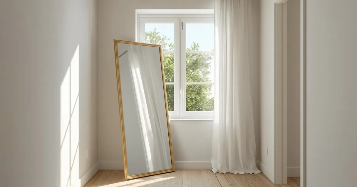 Studio Apartment Mirror Trick