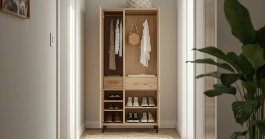 Studio Apartment Shoe Cabinet Solution