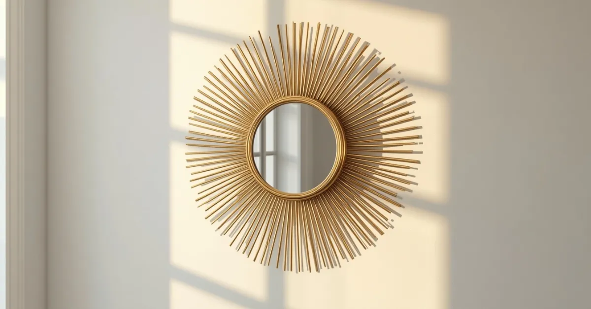 Sunburst Mirror for Bold Style