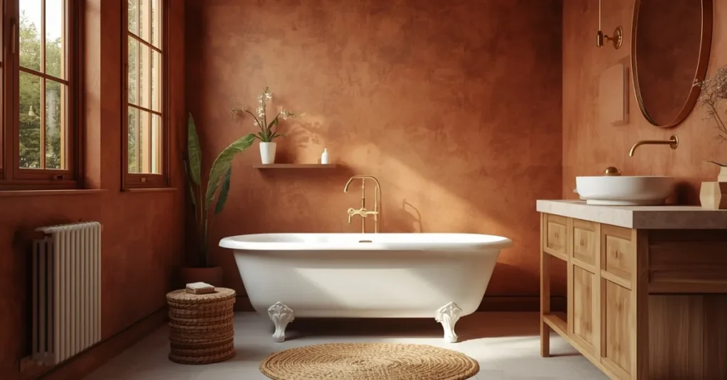 Terracotta Wallpaper for an Earthy Feel