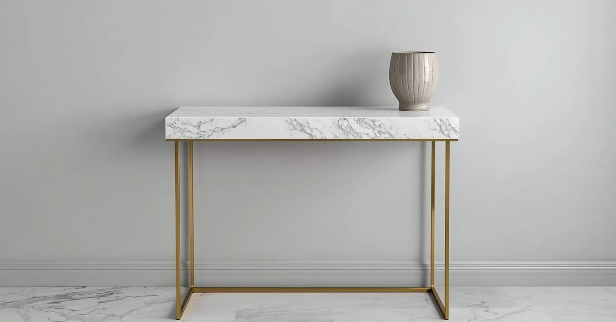 The Marble Top Entryway Table