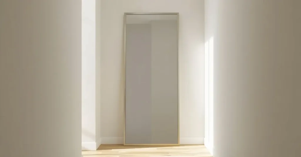 The Mirror Trick for a Narrow Hall