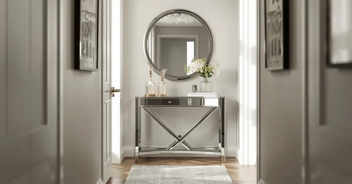 The Mirrored Console Table