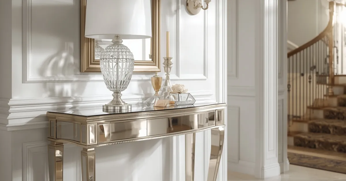 The Mirrored Glam Table