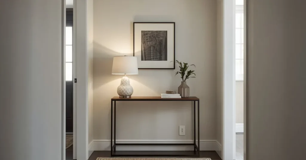 The Narrow Entryway Table for Tight Hallways