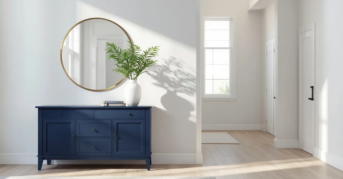 The Navy Blue Accent Table