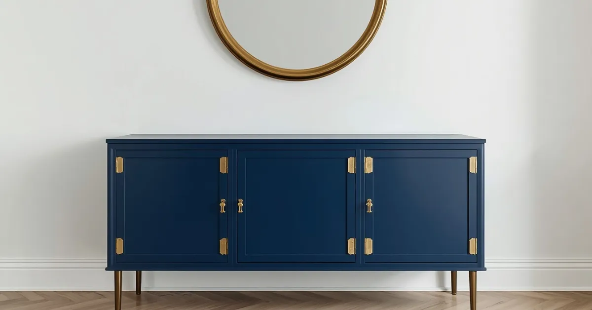 The Navy Blue Statement Table