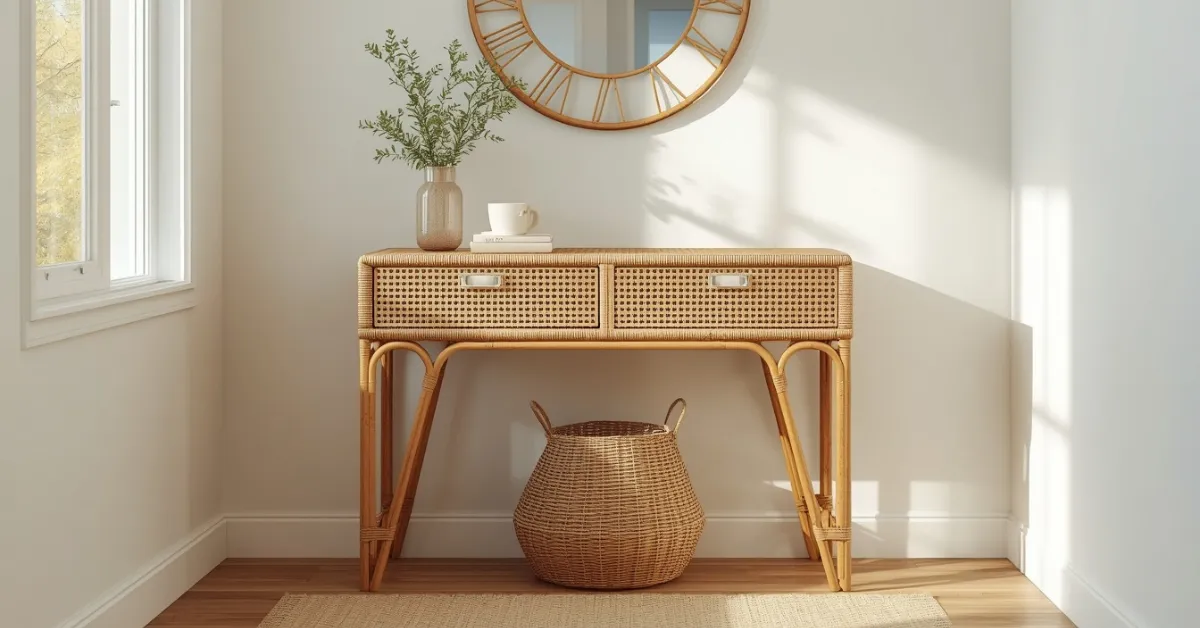 The Rattan Console