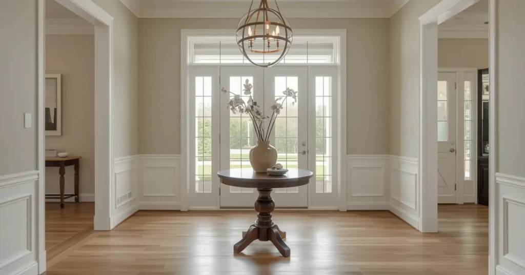 The Round Entryway Table