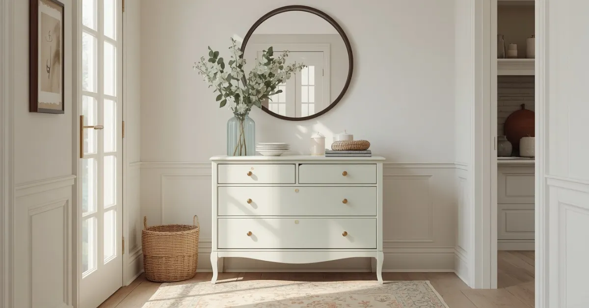 The Vintage Dresser Turned Table