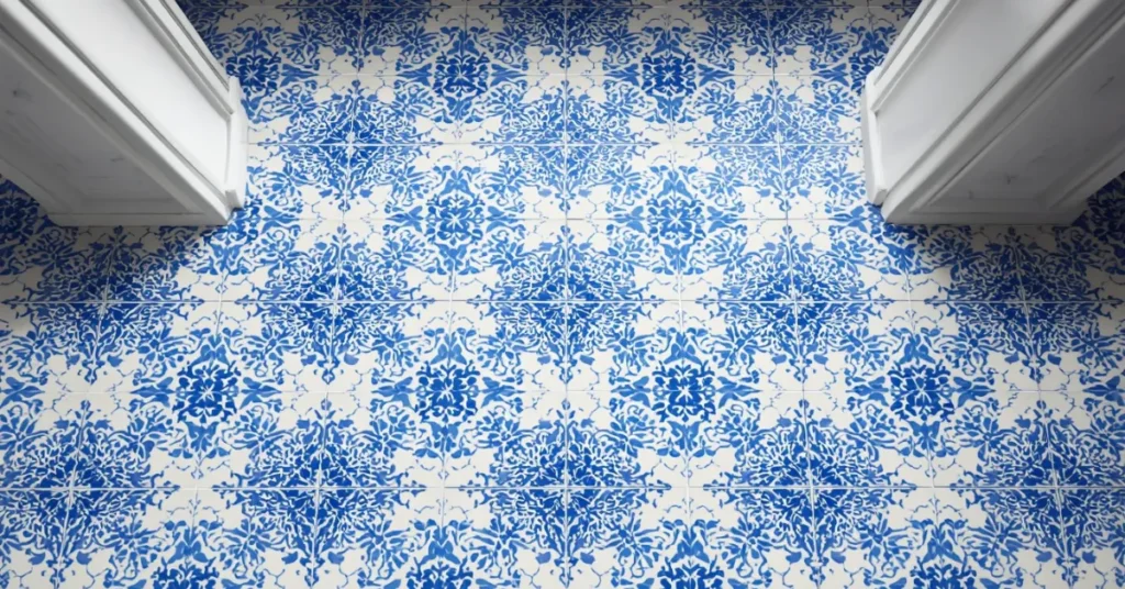 Timeless Blue and White Delft Pattern