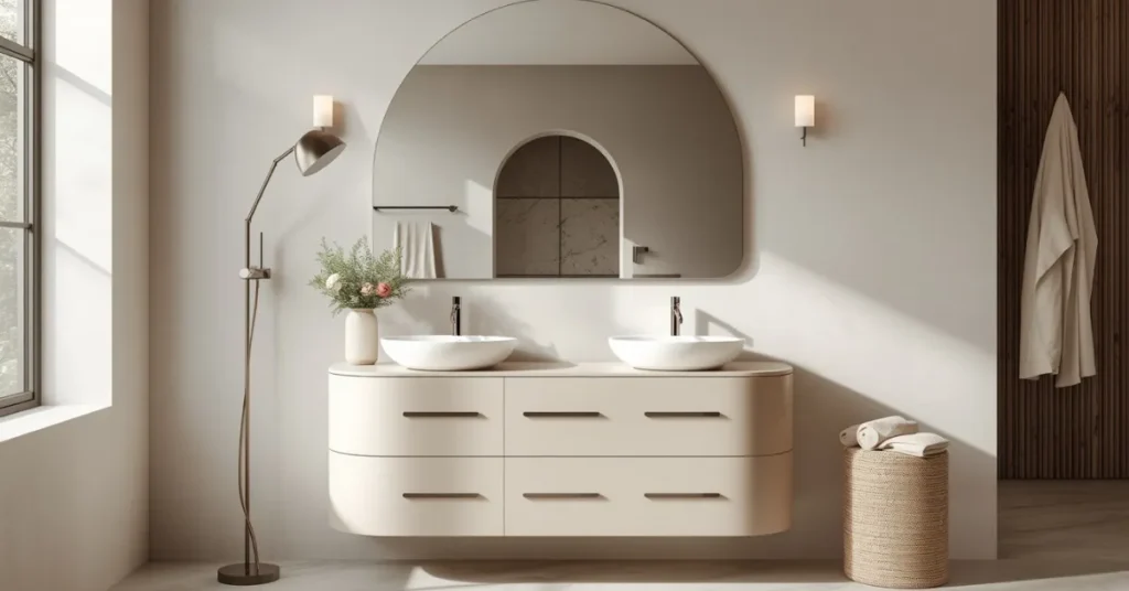 Trending 2026 Curved Vanity