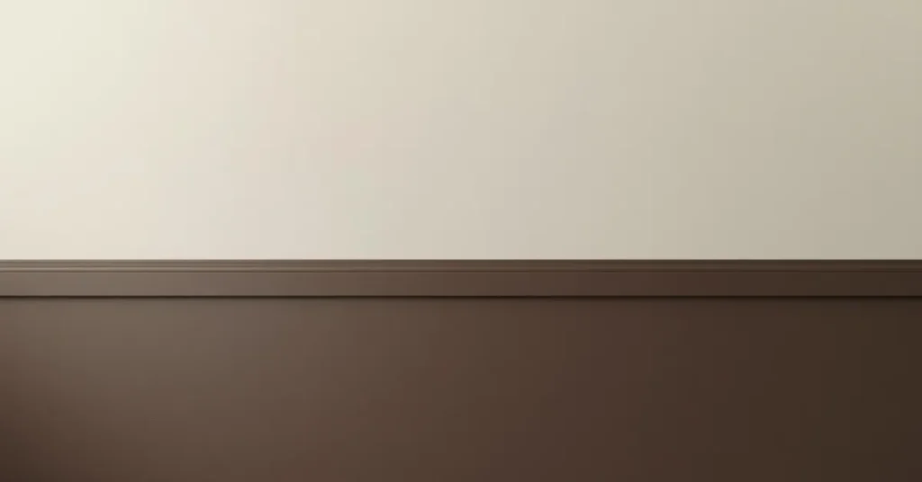 Two-Tone Paint Wall