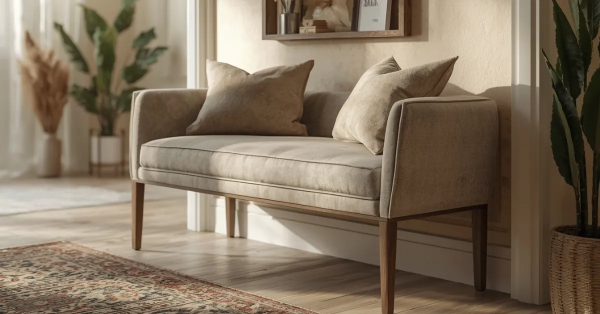 Upholstered Bench for Extra Comfort
