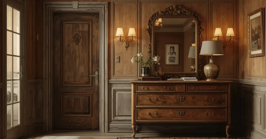 Vintage Entryway with Antique Furniture
