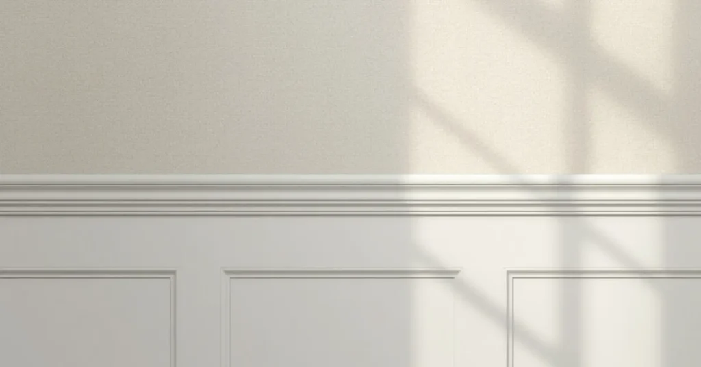 Wallpaper Above the Chair Rail
