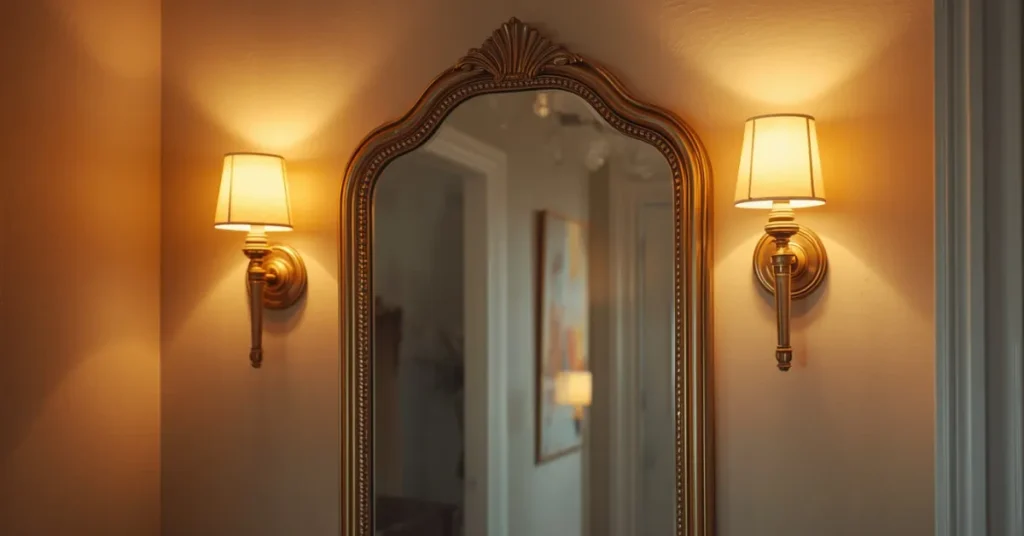 Warm Brass Wall Sconces