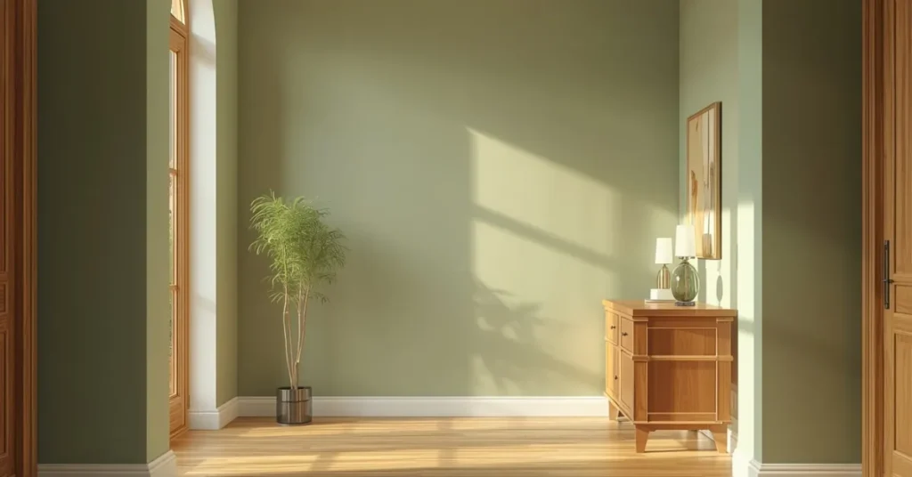 Warm It Up With a Sage Green Wall