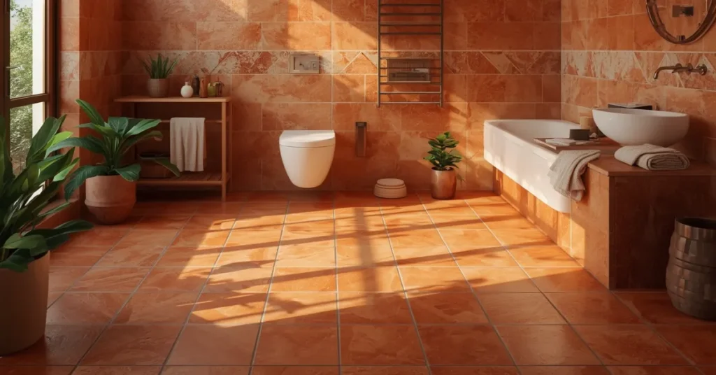 Warm Terracotta Tile