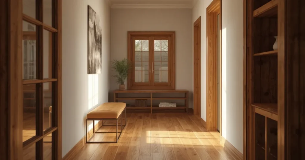 Warm Wood Tones Throughout