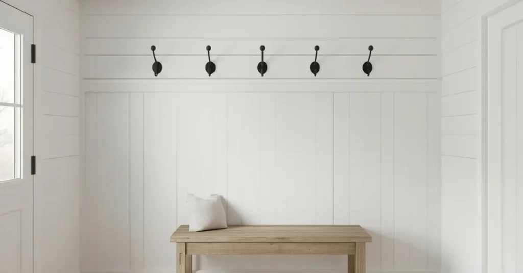 Wood Shiplap Accent Wall