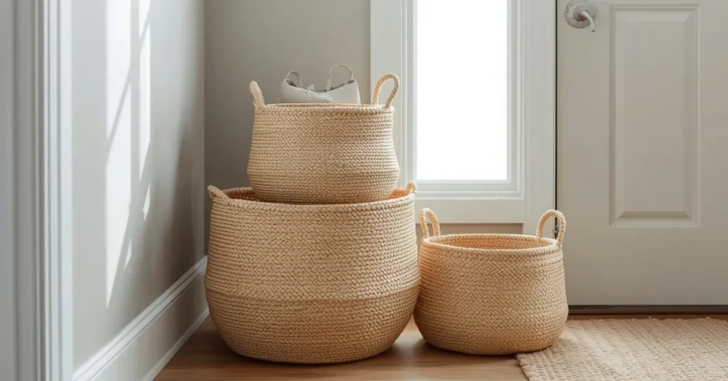 Woven Basket Storage