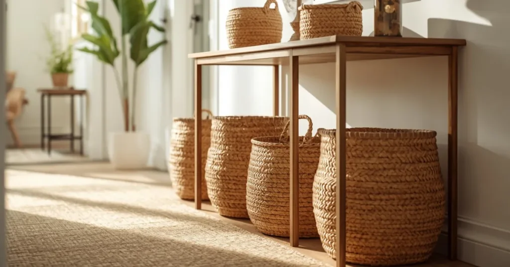 Woven Baskets for Easy Storage